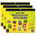 Eureka Jumbo Motivational Sticker Book, 480 Stickers Per Book, PK3 458010